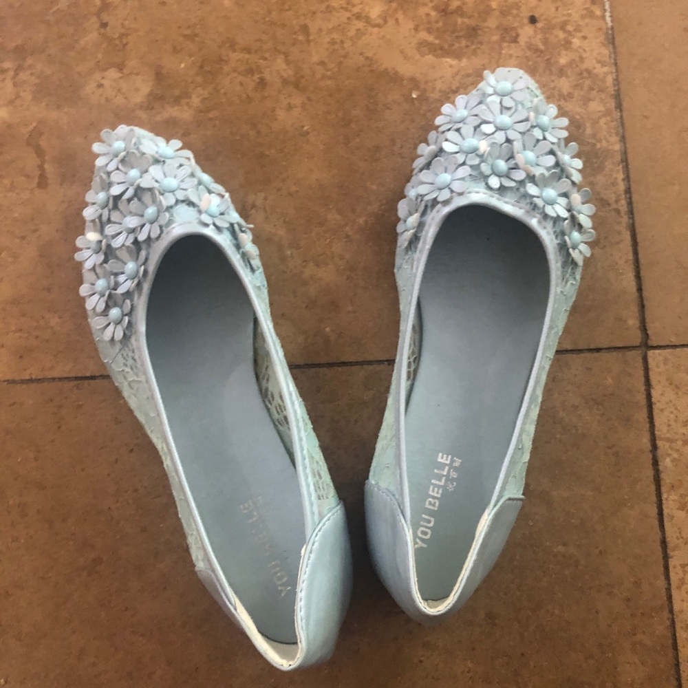 Blue flats